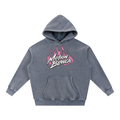 Snow Wash Fleece Oversize Hoodie